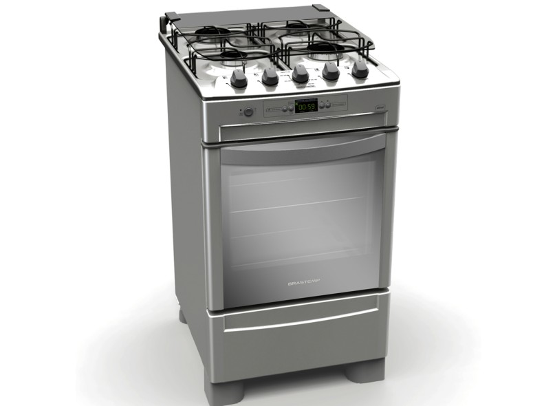 Fogão Brastemp 4 Bocas Ative Inox