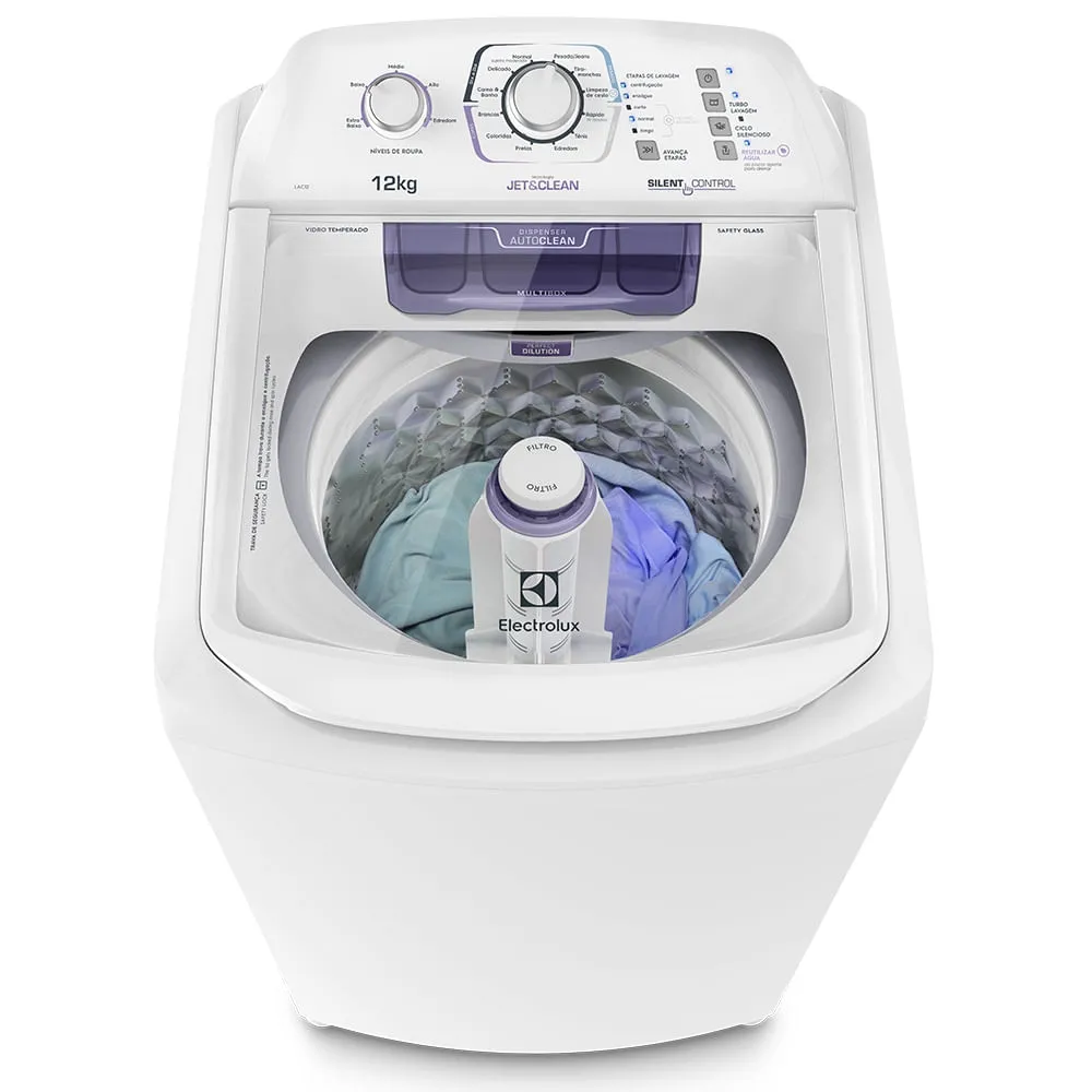 Máquina de Lavar Electrolux 12kg Turbo Economia